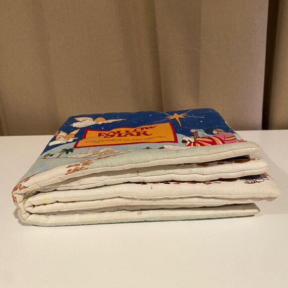 Follow The Star Fabric Soft Book Child’s Story of the First Christmas 8"x9.5" - Picture 3 of 5